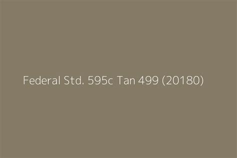 tan 499 color code.